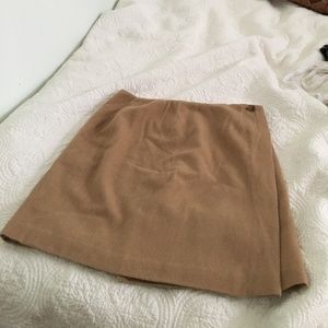 vintage camel hair skirt
